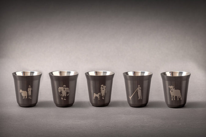 Espresso Tassen 2-er Set dunkelblau Kaufuniversum - Espresso Tassen 2-er Set dunkelblau
