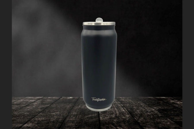 Dosen Thermo Trinkflasche schwarz Kaufuniversum - Dosen Thermo Trinkflasche schwarz