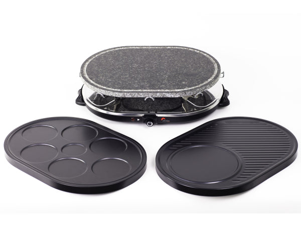 OHMEX Raclette mit Stein 8 Personen Kaufuniversum - OHMEX Raclette mit Stein 8 Personen