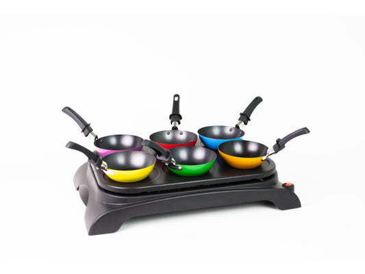 OHMEX Raclette-Krepp-Wok-Party