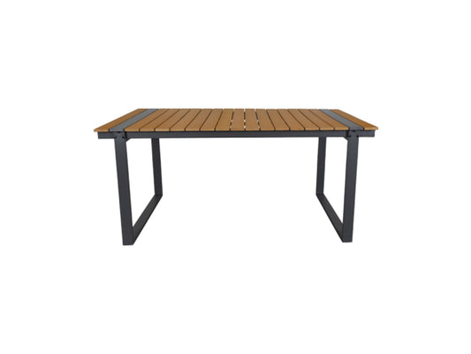 CONTINI Gartentischset 180x90xm mit 6 Stühlen