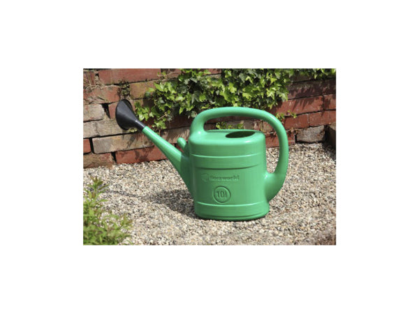 floraworld Giesskanne 10L grün mit Brause Kaufuniversum - floraworld Giesskanne 10L grün mit Brause