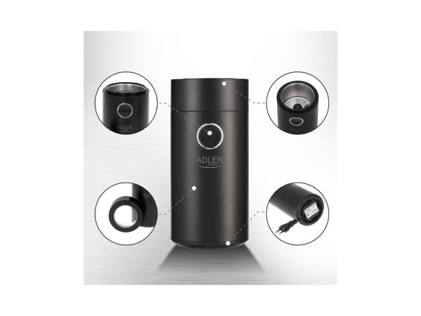 Adler Kaffeemühle schwarz Kaufuniversum - Adler Kaffeemühle schwarz