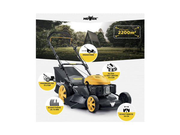 MOWOX Rasenmäher PM 5660 SHW Kaufuniversum - MOWOX Rasenmäher PM 5660 SHW