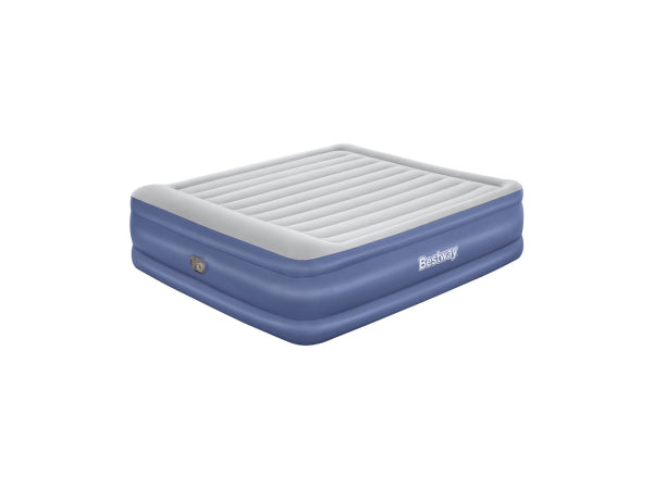 Bestway King-Luftmatratze mit eingebauter AC-Pumpe 2.03m x 1.93m x 56cm Kaufuniversum - Bestway King-Luftmatratze mit eingebauter AC-Pumpe 2.03m x 1.93m x 56cm