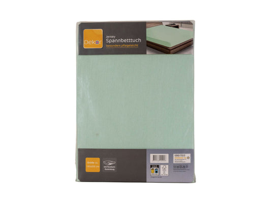 FS-Star Spannbetttuch Jersey 180x200cm mint
