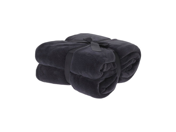 FS-STAR Fleece Decke schwarz 180x230cm Kaufuniversum - FS-STAR Fleece Decke schwarz 180x230cm