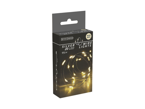 FS-STAR LED Lichterkette micro LED 20 warm-weiss Silberdraht Kaufuniversum - FS-STAR LED Lichterkette micro LED 20 warm-weiss Silberdraht