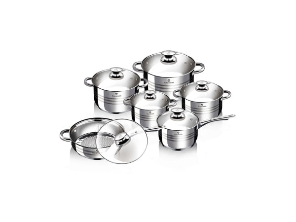 Blaumann 12-teiliges Kochgeschirr-Set Gourmet Line Kaufuniversum - Blaumann 12-teiliges Kochgeschirr-Set Gourmet Line