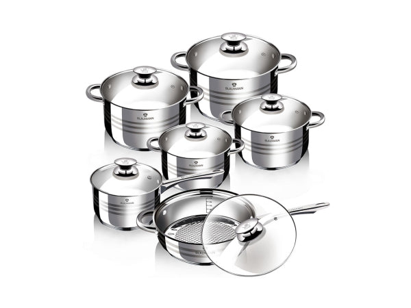 Blaumann 12-teiliges Kochgeschirr-Set Gourmet Line Kaufuniversum - Blaumann 12-teiliges Kochgeschirr-Set Gourmet Line