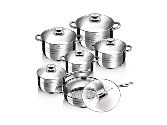 Blaumann 12-teiliges Kochgeschirr-Set Gourmet Line