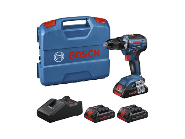 Bosch Professional Bosch GSR 18V-55 + 3xProCORE18V 4.0Ah + GAL 18V-40 in L-Case Akku-Bohrschrauber Kaufuniversum - Bosch Professional Bosch GSR 18V-55 + 3xProCORE18V 4.0Ah + GAL 18V-40 in L-Case Akku-Bohrschrauber
