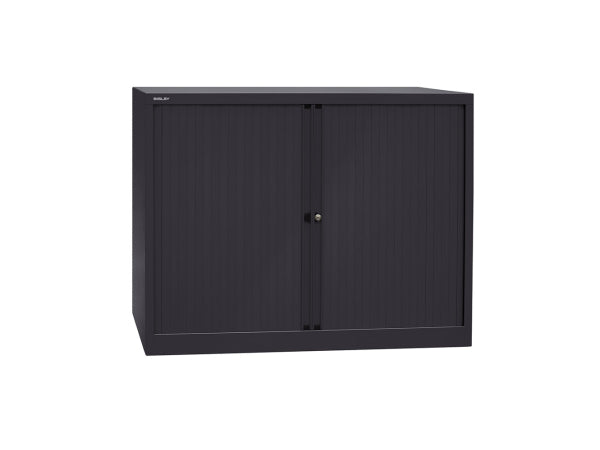 Bisley Rollladenschrank 1030x1200x430mm schwarz Kaufuniversum - Bisley Rollladenschrank 1030x1200x430mm schwarz