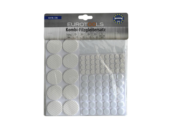 Eurotools Kombi-Möbelgleitersatz 131-teilig Filz+Gummi Kaufuniversum - Eurotools Kombi-Möbelgleitersatz 131-teilig Filz+Gummi