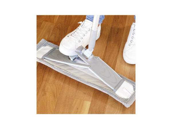 CREaCLEAN Klapphalter (42cm) CrystalMop mit Teleskopstiel und Wischbezug Kaufuniversum - CREaCLEAN Klapphalter (42cm) CrystalMop mit Teleskopstiel und Wischbezug