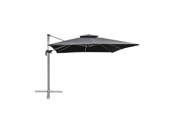 CONTINI De Luxe Ampelschirm 3x3m anthrazit Kaufuniversum - CONTINI De Luxe Ampelschirm 3x3m anthrazit