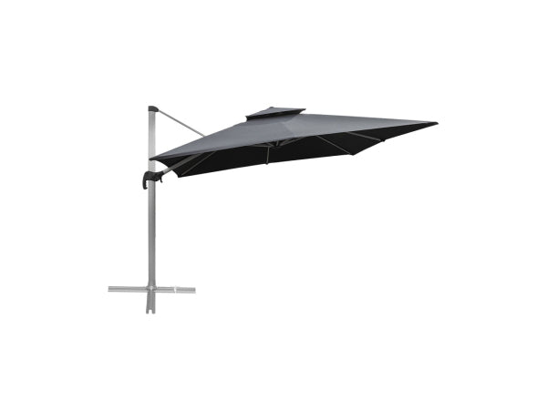 CONTINI De Luxe Ampelschirm 3x3m anthrazit Kaufuniversum - CONTINI De Luxe Ampelschirm 3x3m anthrazit