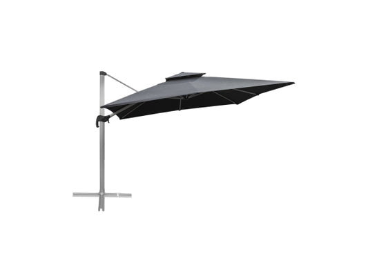 CONTINI De Luxe Ampelschirm 3x3m anthrazit