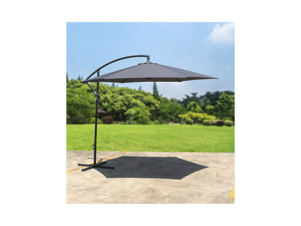 CONTINI Ampelschirm Ø 3m anthrazit Kaufuniversum - CONTINI Ampelschirm Ø 3m anthrazit