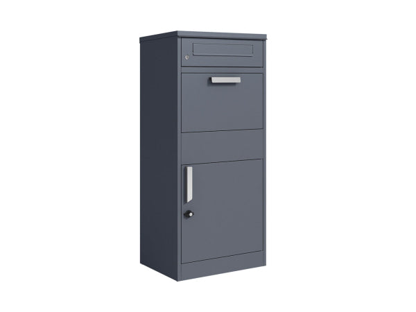 Holmberg Paket-Briefkasten 50x38x112cm anthrazit Kaufuniversum - Holmberg Paket-Briefkasten 50x38x112cm anthrazit