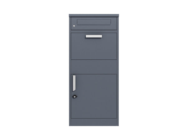Holmberg Paket-Briefkasten 50x38x112cm anthrazit Kaufuniversum - Holmberg Paket-Briefkasten 50x38x112cm anthrazit