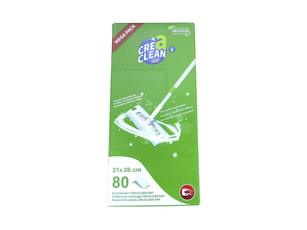 CREaCLEAN Ersatztücher trocken L 80 Stück Kaufuniversum - CREaCLEAN Ersatztücher trocken L 80 Stück