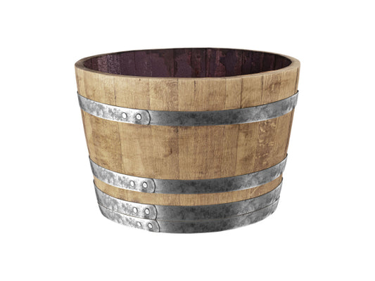 WeberGarden Wasserkübel aus Eichenweinfass Ø68cm Höhe 45cm