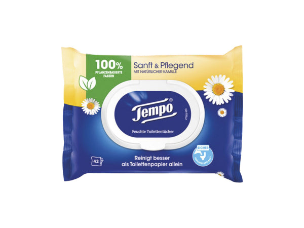 Tempo feuchte Toilettentücher Sanft & Pflegend Kaufuniversum - Tempo feuchte Toilettentücher Sanft & Pflegend