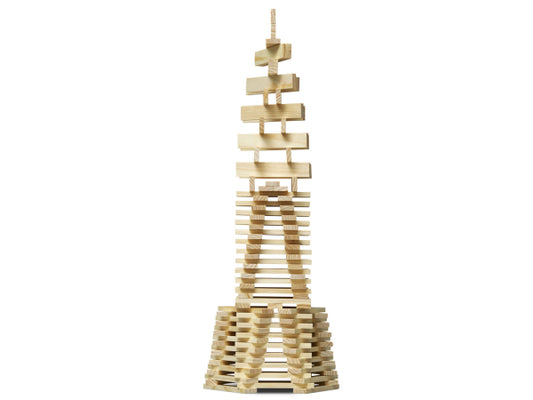 MICKI Bauplättchen 200 Stk. Natur