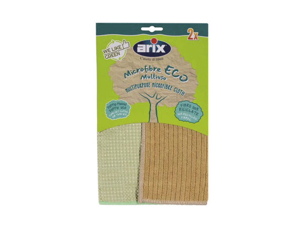 Arix We Like Green Mehrzwecktücher Mikrofaser Eco 2 Stk. Kaufuniversum - Arix We Like Green Mehrzwecktücher Mikrofaser Eco 2 Stk.