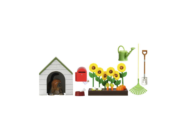 LUNDBY Puppenhauszubehör Gartenset & Hundehütte Kaufuniversum - LUNDBY Puppenhauszubehör Gartenset & Hundehütte