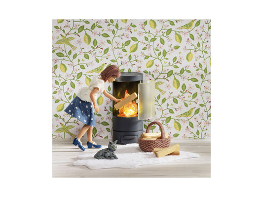 LUNDBY Puppenhauszubehör Kamin Set