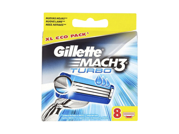Gillette Mach3 Turbo 8er Klingen Kaufuniversum - Gillette Mach3 Turbo 8er Klingen