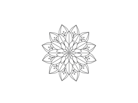 Neuer Favorit Malblock Mandala