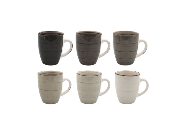 Tavola Tasse 350ml Industrial 6 Stück assortiert Kaufuniversum - Tavola Tasse 350ml Industrial 6 Stück assortiert