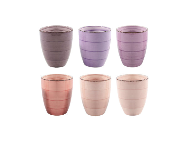 Tavola Kaffeebecher 350ml Mykonos 6 Stück assortiert Kaufuniversum - Tavola Kaffeebecher 350ml Mykonos 6 Stück assortiert