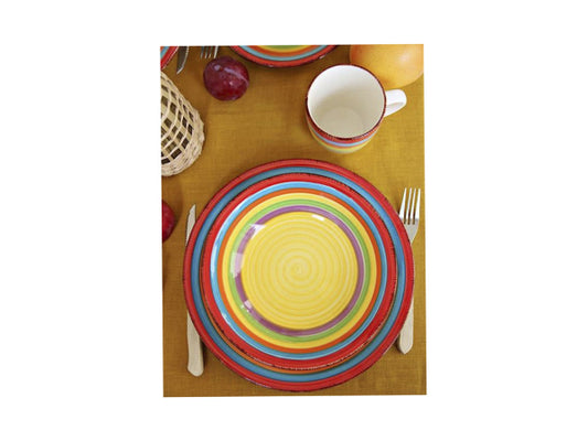 Tavola Teller Ø21cm Ibiza 6 Stück assortiert