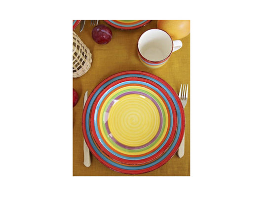 Tavola Teller Ø26.5cm Ibiza 6 Stück assortiert