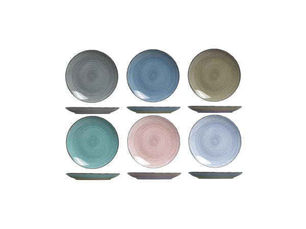 Tavola Teller Ø26.5cm Barbados 12 Stück assortiert Kaufuniversum - Tavola Teller Ø26.5cm Barbados 12 Stück assortiert