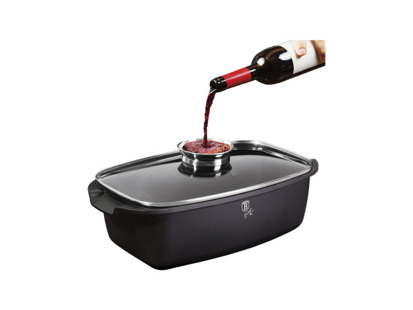 Berlinger Haus Bräter mit Glasdeckel 32.5x20.7cm Strong Mold Seria Kaufuniversum - Berlinger Haus Bräter mit Glasdeckel 32.5x20.7cm Strong Mold Seria