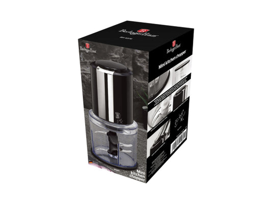 Berlinger Haus mini Zerkleinerer 0.6L Black Silver Collection