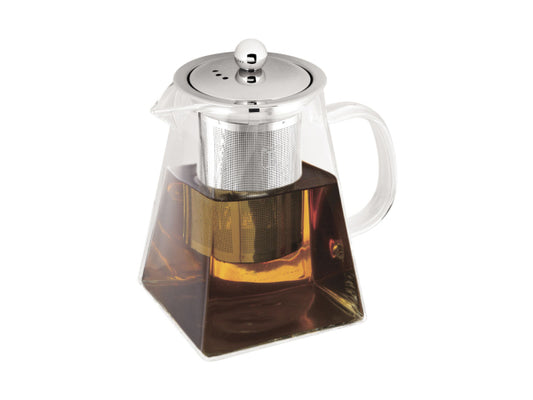 Berlinger Haus Teekanne aus Glas mit Edelstahl Filter 750ml