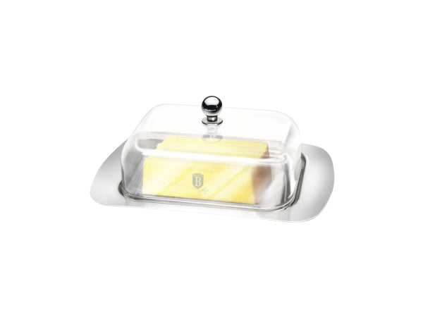 Berlinger Haus Butterdose mit Acryldeckel Black Silver Collection Kaufuniversum - Berlinger Haus Butterdose mit Acryldeckel Black Silver Collection