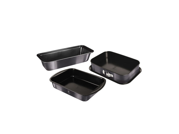 Berlinger Haus 3-tlg. Backformen-Set Metallic Line Carbon Pro Edition Kaufuniversum - Berlinger Haus 3-tlg. Backformen-Set Metallic Line Carbon Pro Edition