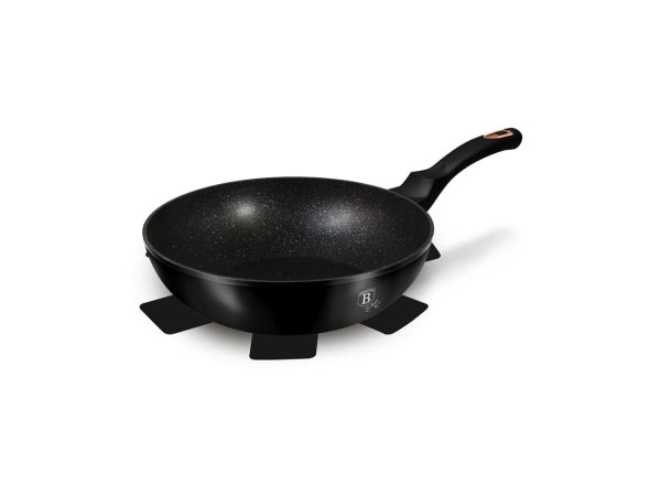 Berlinger Haus Wok Ø 30cm Black Rose Collection Kaufuniversum - Berlinger Haus Wok Ø 30cm Black Rose Collection