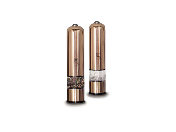 Berlinger Haus Elektrische Pfeffer- und Salzmühle 2er-Set Rose Gold Edition Kaufuniversum - Berlinger Haus Elektrische Pfeffer- und Salzmühle 2er-Set Rose Gold Edition