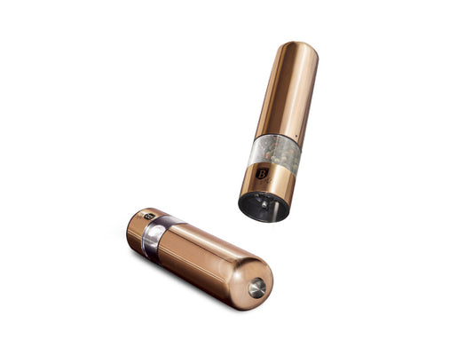 Berlinger Haus Elektrische Pfeffer- und Salzmühle 2er-Set Rose Gold Edition