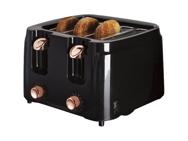 Berlinger Haus 4 Scheiben Toaster Black Rose Collection Kaufuniversum - Berlinger Haus 4 Scheiben Toaster Black Rose Collection