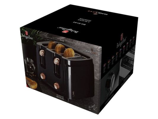 Berlinger Haus 4 Scheiben Toaster Black Rose Collection