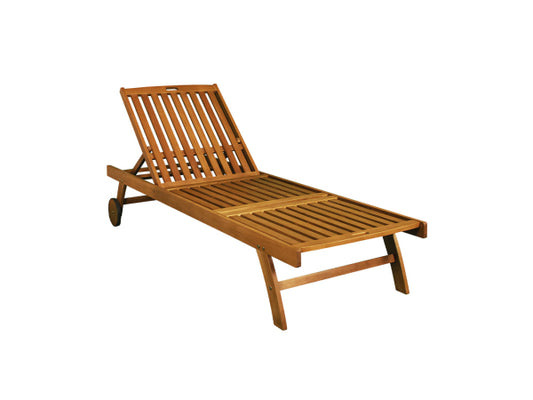 Contini Sonnenliege mit Kissen Taupe